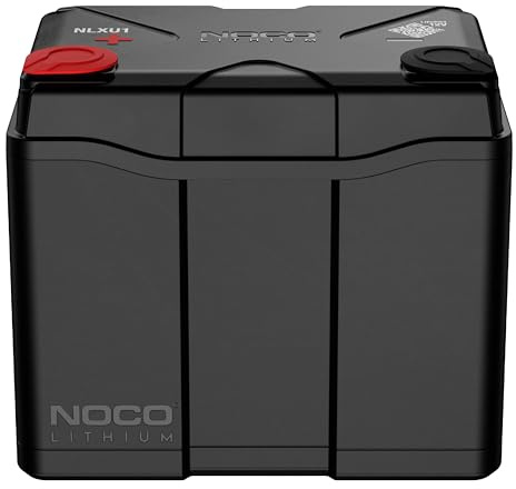 NOCO Lithium NLXU1: 12V LiFePO4 Lithium Battery — Dual-Purpose — 40Ah Deep-Cycle + 600A Group U1 Starter Battery — For Auto, Car Audio, Marine, Boat, RV, Off-Grid, Camper — UL Listed