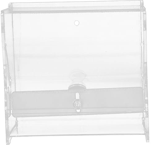 TOYANDONA Mangeoire Automatique Acrylique pour Poules Et Perroquets Distributeur De Nourriture Transparent pour Alimentation Pratique Et
