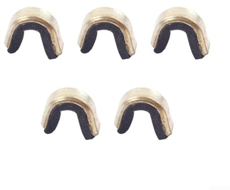 Compound Bow String Nock Points con clip a freccia in rame, materiale in ottone e strato interno in nylon per un posizionamento stabile della corda dell'arco e allineamento costante delle frecce