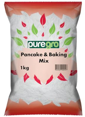 Puregro Pancake & Baking Mix 1kg | All-Purpose Mix for Pancakes, Waffles and Baking | Easy to Use and Convenient | Ideal for Breakfasts, Desserts and Home Baking | Pantry Staple