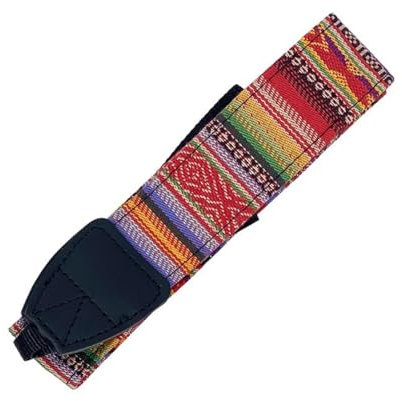 KSOIQPU 1 pieza correa de cámara étnica vintage, correa de cámara compatible con Canon, Nikon, Sony, Fuji, Olympus, Leica y otras cámaras