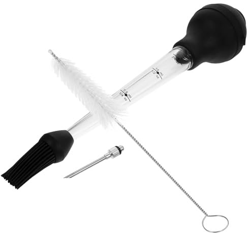ifundom Injecteur De Viande pour Dinde Et Barbecue Outil Assaisonnement Pratique pour Cuisine Et Marinade