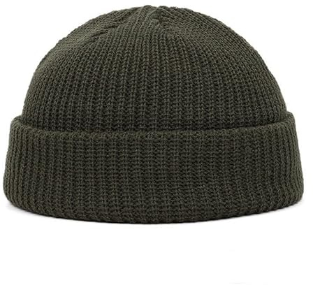 Rakiuty Gorro Invierno Hombre y Mujer, Gorro de Deporte Unisex, Winter Beanie Hat, Gorros de Punto, Gorros de Hombre Invierno, Sombrero de Pescador, Warm Winter Knit Hat, Verde