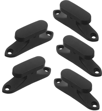 JOINPAYA 5pcs Clips de Fixation pour Archet de Violon en Plastique Noir, Maintien Sécurisé, Accessoires Élégants pour Étui de Violon, Voyage et Extérieur