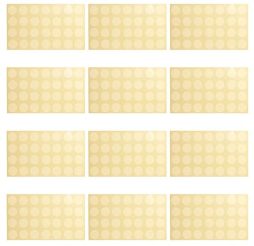 jojofuny Autocollants de Renforcement Transparents pour Perforations Feuilles Adhésives pour Reliure à Anneaux 12 Unités Protection Renforcée pour Documents Scolaires et Bureau