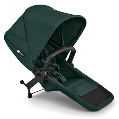 Bugaboo Donkey 6 Fratellare kit di Conversione per Carrozzina, Trasforma il Donkey 6 Singolo in un Passeggino Fratellare per Neonati e Bambini, Carrozzina Doppia con Seduta Reversibile, Fern Green