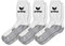 Erima Unisex 3er Pack Sportsocken, Weiß, 47-50 EU