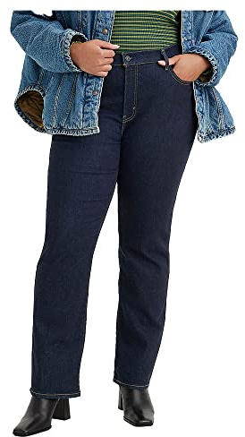 Levi's Plus Size 724 High Rise Straight Jeans Femme Blue Wave Rinse 14 S