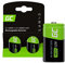 Green Cell 8000mAh 1.2V 2 Stck Vorgeladene NI-MH D-Akkus - Akkubatterien HR20 R20 D-Zellen (D), sofort einsatzbereit, geringe Selbstentladung, wiederaufladbare Akku Batterie, ohne Memory-Effekt