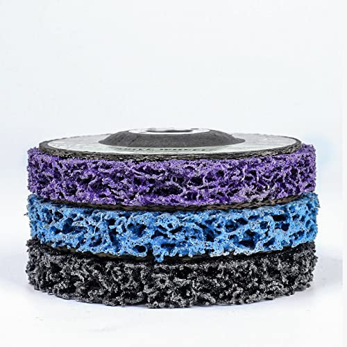 3pcs Mix 4 4.5 125mm Scheibe Schleifscheibe Lack Rostentferner Saubere Schleifscheiben Für Motorräder Langlebig Winkelschleifer Auto