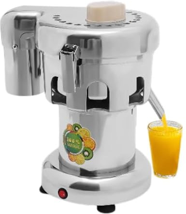 Entsafter Obst & Gemüse 370W Elektrisch Saftpresse mit Feines Filtersieb 2800rpm Slow Juicer Kaltentsafter für Zuhause Büro Restaurant