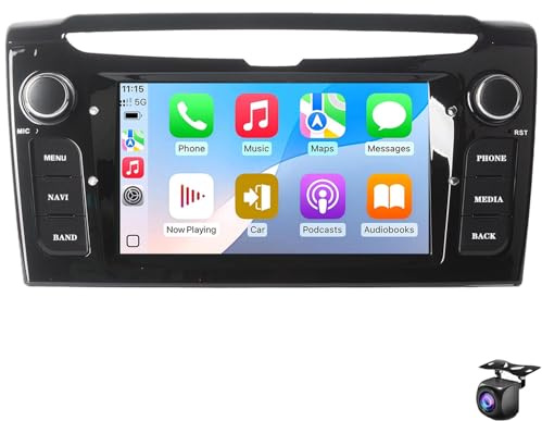 Autoradio stereo da 7per LANCIA Ypsilon 2012-2020 con Carplay wireless/Android Auto HD Touch Screen Navigazione GPS Android WiFi Bluetooth FM/RDS Mirror Link EQ SWC Teleca (a, 4 CORE 2+32G)