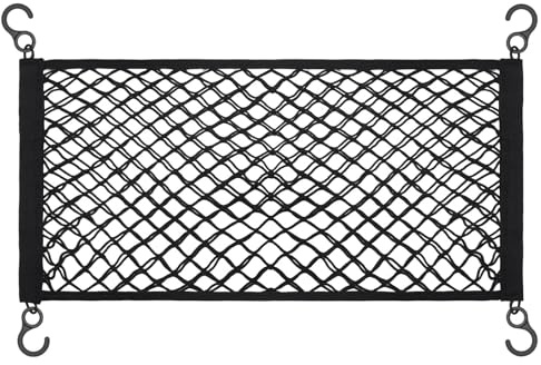 Bilstol Ryggstöd Bagageförvaring Nätväska Lastbagage Nylon Elastiskt Mesh Hängnät(1914A1)