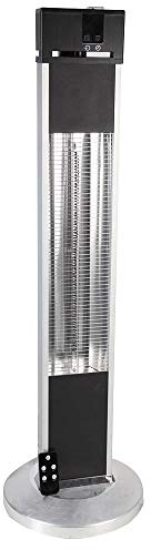 Pro Elec PEL01220 2kW Portable Patio Heater with Re mote Control