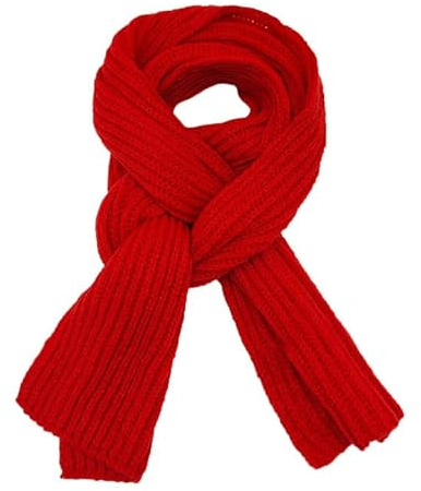 XNIVUIS Kuschelige Warme Winter Schals, Schal Damen, Schal Herren, Schal Damen Warm Herbst Winter, dein kuscheliger Premium Schal für stilvolle Herbst- & Winter-Momente, Einheitsgröße (Rot)