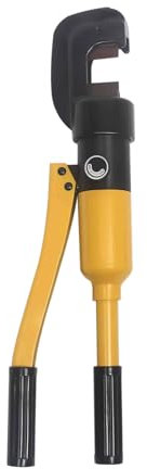 Hydraulic Bolt Cutter, 8 Ton Rebar Cutter Heavy Duty, Handheld Steel Rebar Cutter Steel Rod Cutting Tool, Hydraulic Bolt Cutter 4-16mm, Handheld Hydraulic Rebar Cutter Tool with Allen Wrench, Yellow