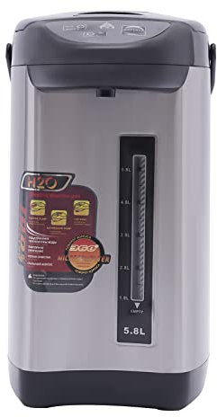 HeißWasserspender,4 L Elektrische HeißWasserspender Edelstahl Thermopot Wasserkocher Thermoskanne 750w,Für der Schule, Im Büro, Im Hotel und an Anderen (Schwarz)