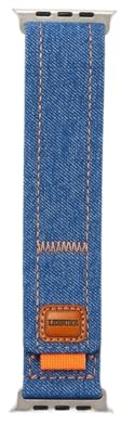 ORKDFJ Nylon Loop Strap for Apple Watch Band Ultra 49mm 44mm 45mm 40mm 41mm 38mm 42mm 46mm Armband Iwatch Series10 8 9 7 6 5 3 SE Watchbands(Blue,S10 46MM)