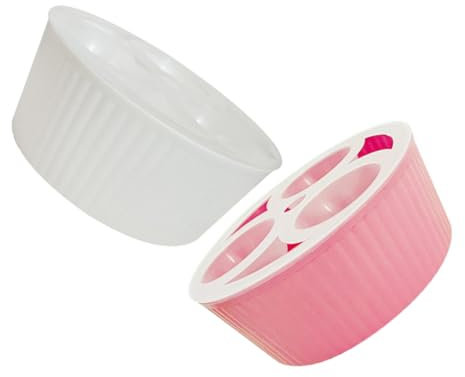 ifundom 2pezzi Vaso Idroponico Per Tulipani e Narcisi Con Piccolo Vaso Succulento Da Scrivania Con Indicatore Acqua Supporto Radici Stabile Antiscivolo