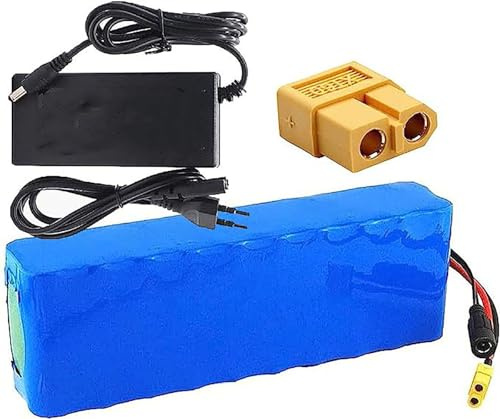 48V 15Ah Batería para Bicicleta Electrica 13S5P Batería De Alta Potencia con BMS Y Cargador E-Bike Batería Recargable Batería para 200W-800W Motores 48V 15AH,T