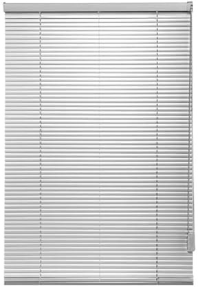 LRYELWA Veneziana in Alluminio,Tende Orizzontali per Finestre,Lamella da 25mm,Per privacy,protezione da luce e sole,Tapparelle per Ufficio Casa,Kit di montaggio incluso,Argento (65cm x 70cm)