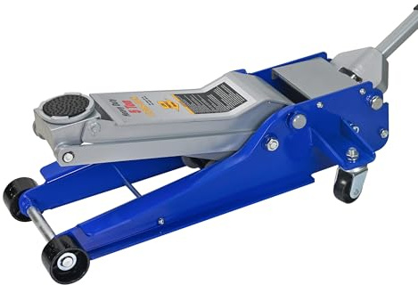 Floor Jack 5Ton/11000lbs.Dual Piston Fast Lifting Pump.Ultra Low Profile Floor Jack,Lifting Range 3.54-21.65 .Heavy Duty Hydraulic Racing Car Jack for MVPs,SUVs and Trucks.Trolley Jack