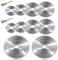 2 Sets Cutting Discs for Dremel Rotary Tool Diamond Cutting Wheels HSS Disc Drill Blades, Mini Circular Saw Blades for Wood Plastic Metal Cutting