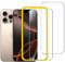ivoler 2 Packs Screen Protector for iPhone 16 Pro Max, with Alignment Frame Tool, Tempered Glass Protection Film - without air bubbles -Ultra Resistant Hardness 9H 6.9-Inch