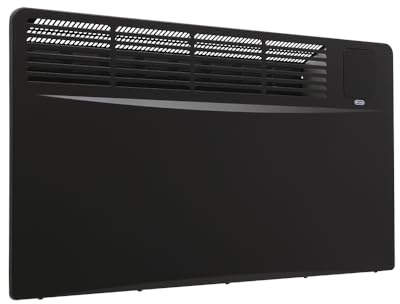 ECOSO Elio 2000W Black UK Plug WiFi Convector Panel Smart Electric Heater - 420mm x 755mm