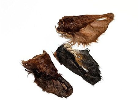 Lunderland - Rinderohr mit Fell 5 Stk