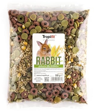 TROPIFIT Standard Rabbit - Vollwertiges Futter für Hauskaninchen 500g