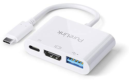 PureLink Adaptateur USB-C vers multiport - iSeries 0, 10 m, Blanc