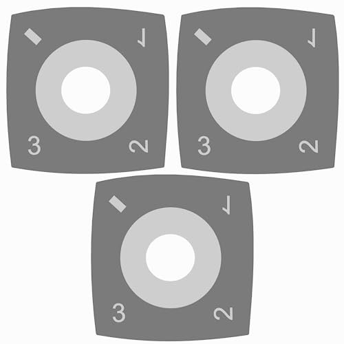 Lot de 3 burins de tournage à bois carrés en carbure de tungstène 15 mm avec pointe en carbure de tungstène Ci1 de 10,2 cm pour le travail du bois, râpe facile, pic complet et professionnel ultra