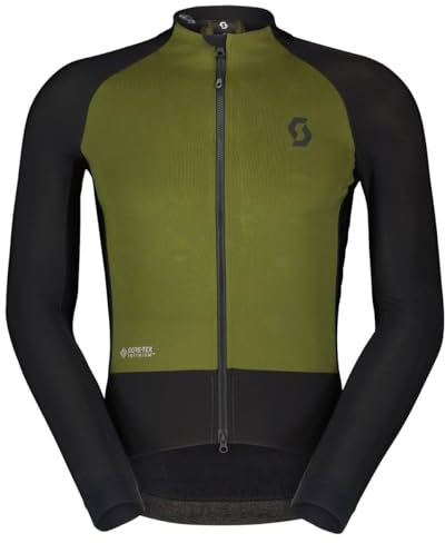 Scott RC Pro Warm Hybrid GTX Winter Fahrrad Jacke fir grün/schwarz 2024: Größe: L (50/52)