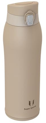 Super Sparrow Trinkflasche Edelstahl 18/8 - Trinkbecher - 750ml - BPA-Frei, Auslaufsicher Thermobecher, Trinkflaschen für Sport, Unterwegs, Schule, Outdoor, Büro, Zuhause