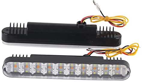 2X 30 LED Coche 12V DC Luz de Circulación Diurna DRL Lámpara de Luz Diurna Señal de Luces Automáticas Súper Brillantes Ultradelgadas Conducción de Seguridad