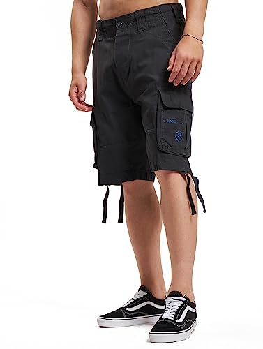 Brandit Pure Vintage Shorts, Farbe: anthrazit, Größe: 6XL