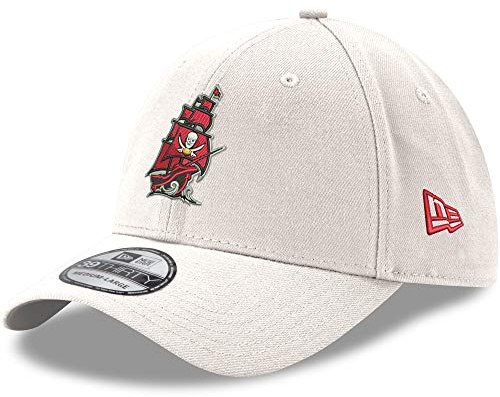 New Era 39Thirty Stretch Cap - RETRO Tampa Bay Buccaneers, Vitt, S-M