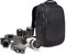 Manfrotto Pro Light Frontloader M, Mochila Fotográfica Profesional, Acceso Lateral y Frontal, Fijación para Trípode, Mochila Acolchada con Divisores Intercambiables, Negro