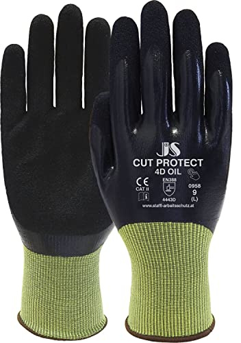 STAFFL Schnitt-Schutzhandschuh Cut Protect 4D Oil Größe 11 Inhalt: 12 Paar