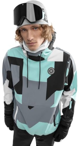 SIROKO - Snowboardjacke W1 Ushuaia - XS - Türkis/Grau