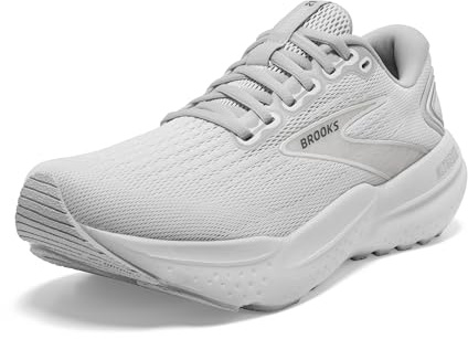 Brooks Herren Glycerin 21 Sneaker, White White Grey, 47.5 EU