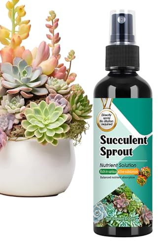 Fertilizzante Succo Di Cactus | Spray Potenziatore Di Germogli Per Piante Grasse | Potenziatore Di Germogli Da 100ml Per Crescita Delle Piante D'Appartamento Indoor E Outdoor E Propagazione In Vaso