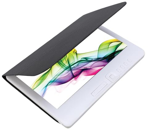 LICAEVEY Lector de Libros Electrónicos de 7 Pulgadas con Pantalla TFT, Lector Electrónico Portátil con Fuente y Brillo Ajustables, Batería de 20 Horas para Lectura, Reproductor (16G)