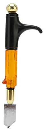 Generic Glasskärare Handgrepp Ergonomisk T-formad Skärare för Tjockt Glas - Professionellt Legeringsverktyg - Perfekt för Hantverk och Dekoration - 14 Cm Lång