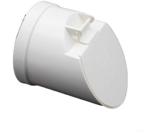 Scarico a pavimento, tubo di drenaggio in PVC di grandi dimensioni, scarico a pavimento, antiodore, copertura per tubi di drenaggio (75 mm)