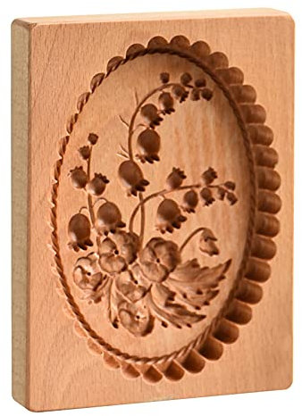 Molde para galletas, molde de madera para galletas, molde para hornear en relieve en 3D, molde de sello de galletas, molde de pastel de chocolate