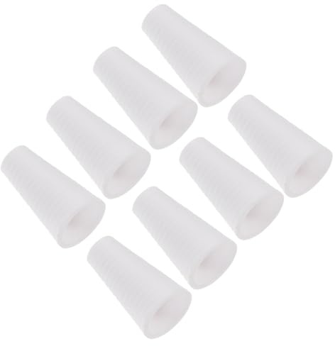 GETAJGHSD Pomelli Per Tende a Cordino Bianchi, Set Da 15 Pezzi in Plastica, Estremità Per Cordoni Di Tende Verticali e Veneziane, Accessori Per Riparazione e Decorazione Domestica