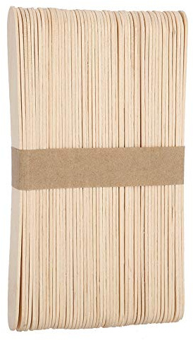 Generic Bâton D'épilation Pratique en Bois Jetable pour les Jambes Bras 100 Pièces Bâton de Crème Glacée