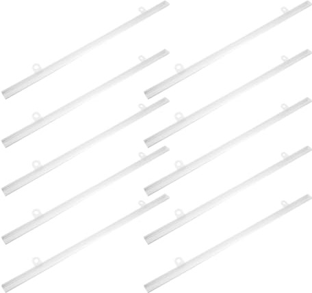 Generico 10 Stecche per Poster 100 Cm in Pvc per Appendere Cartelloni e Poster, Facili da Usare e Stabili, per Supermercati e Altri Locali, Confezione da 10 Pezzi